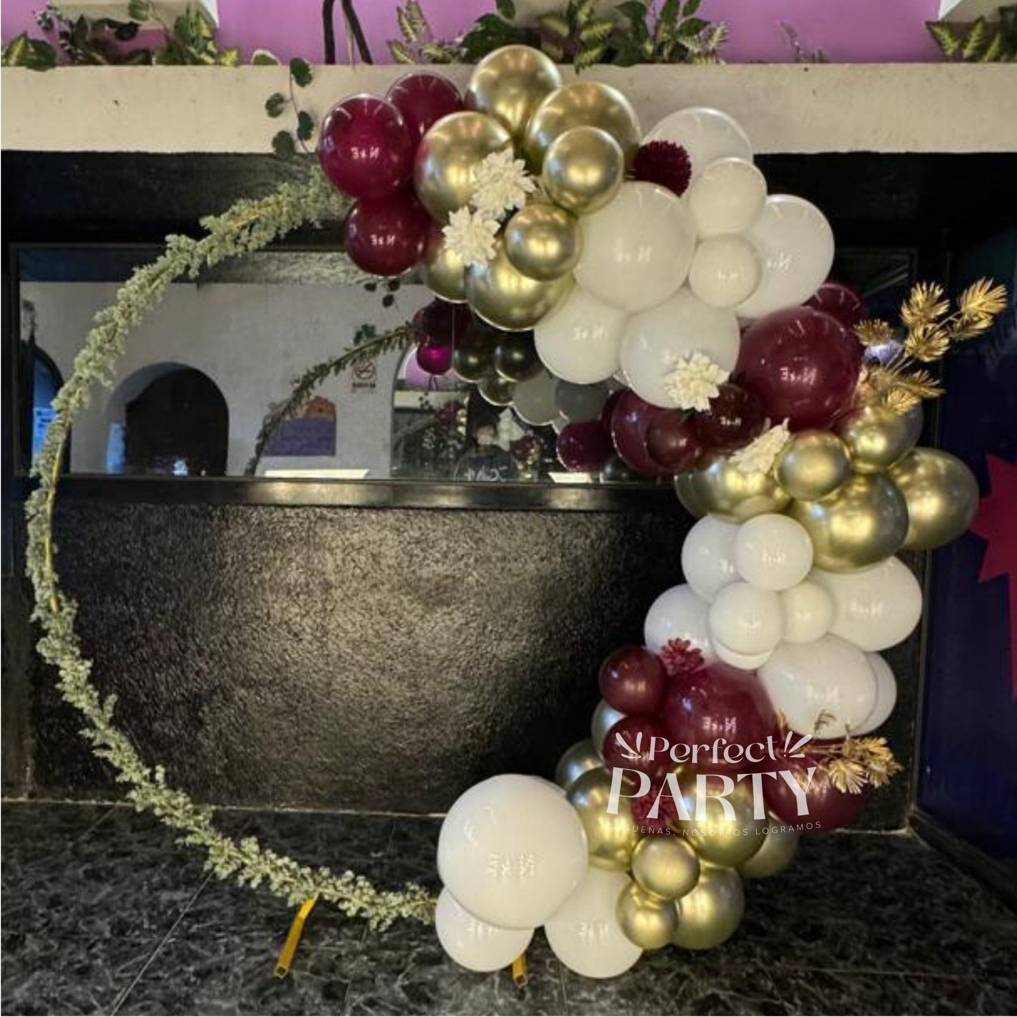 Decoración con globos | Aro de globos - Perfect Party